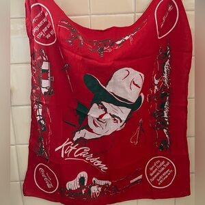 Coca Cola Red Bandana with Kit Carson Design